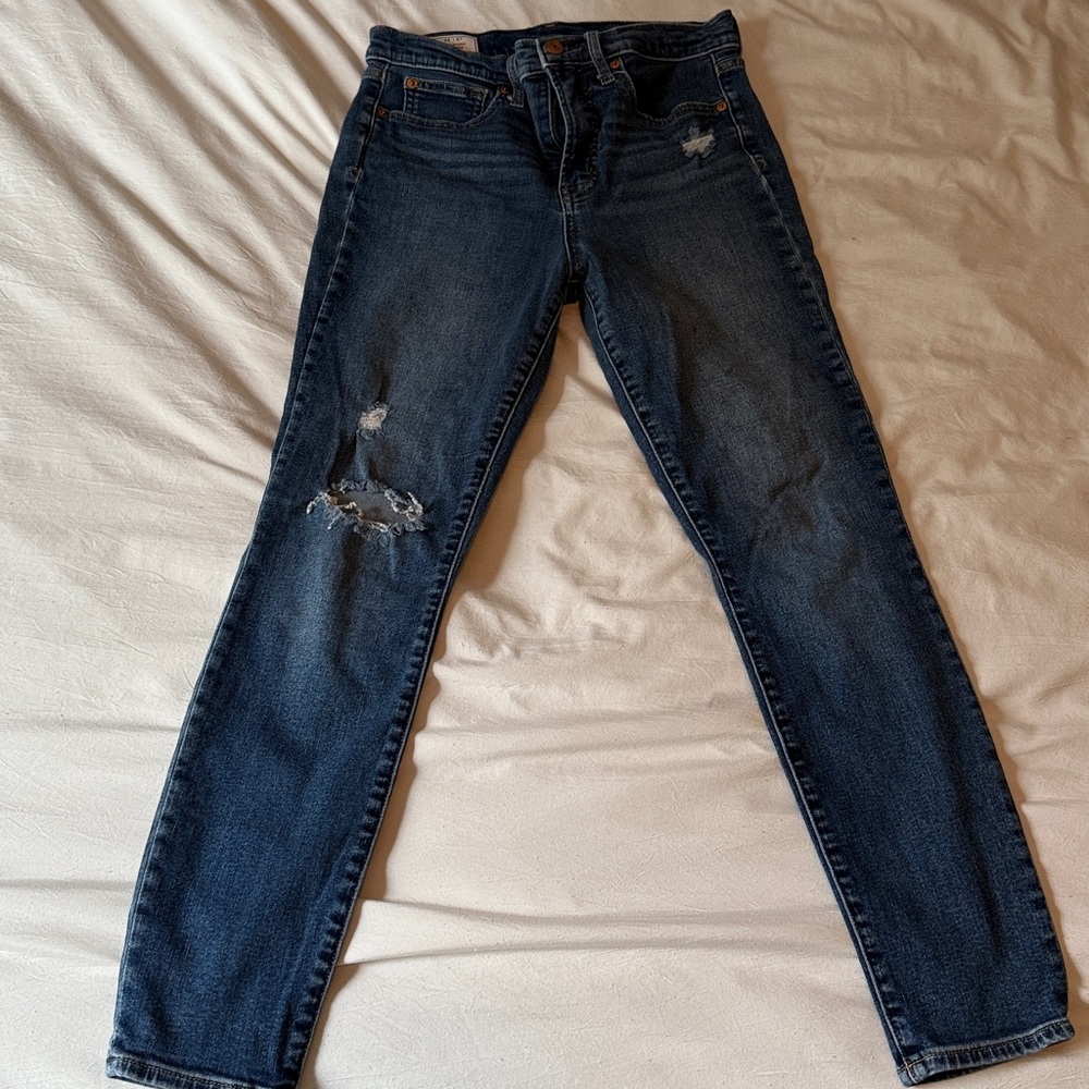 GAP True Skinny High Rise Blue Jeans